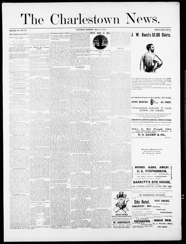 The Charlestown News, May 17, 1884 - Digital Commonwealth