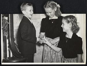 Maurice Tobin's children, Carol Ann, Helen Louise and Maurice Jr.