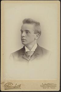 Boston Latin School 1891 Senior portrait, James Ambrose Quinn