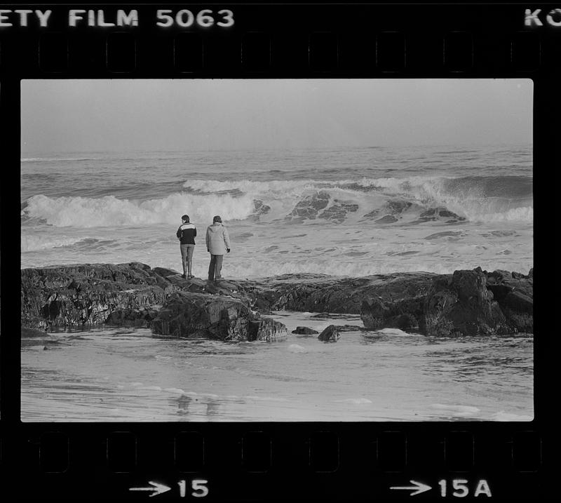 Plum Island jetties and surf