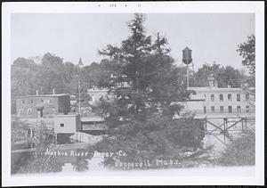 Nashua River Paper Co. Mill and Main St. bridge