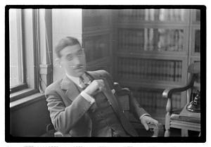 Leo Schwartz, legal advisor to Police Commissioner E.C. Hultman at headquarters