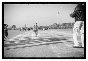 Boys running