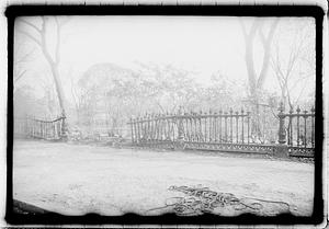 Damaged fence