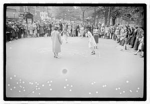 Hopscotch game, Boston Common