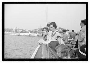 Passengers on a ship