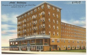 Hotel Wiltshire, Virginia Ave., Off boardwalk, opp. Steel Pier, Atlantic City, N.J.