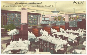 Kornblau's Restaurant, corner Virginia and Pacific Avenues, Atlantic City, N.J.