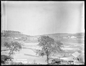 Sudbury Reservoir, east side of Section H, from the south end of dam looking north, Southborough, Mass., Sep. 26, 1896