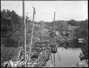 Wachusett Aqueduct, east bank of Wood's mill pond, Section 8, from the west, Northborough, Mass., Oct. 9, 1896