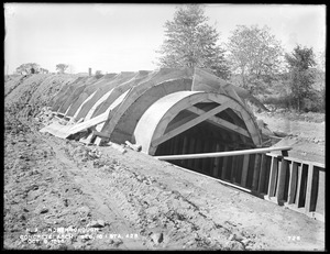 Wachusett Aqueduct, concrete arch, station 425, Section 10, from the east, Northborough, Mass., Oct. 9, 1896