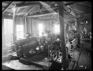 Wachusett Aqueduct, west compressor (Corliss, Rand Drill Co.), Shaft No. 4, interior view, Berlin, Mass., Oct. 19, 1896