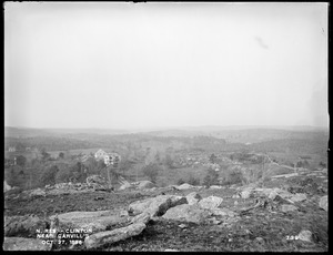 Wachusett Reservoir, southwest from Carville's Hill, toward Boylston, Clinton, Mass., Oct. 27, 1896