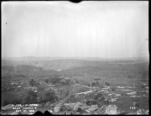 Wachusett Reservoir, west from Carville's Hill, towards O'Conner's house, Sterling, Clinton, Mass., Oct. 27, 1896