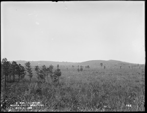 Wachusett Reservoir, North Dike, westerly end, looking west, Clinton, Mass., Nov. 3, 1896