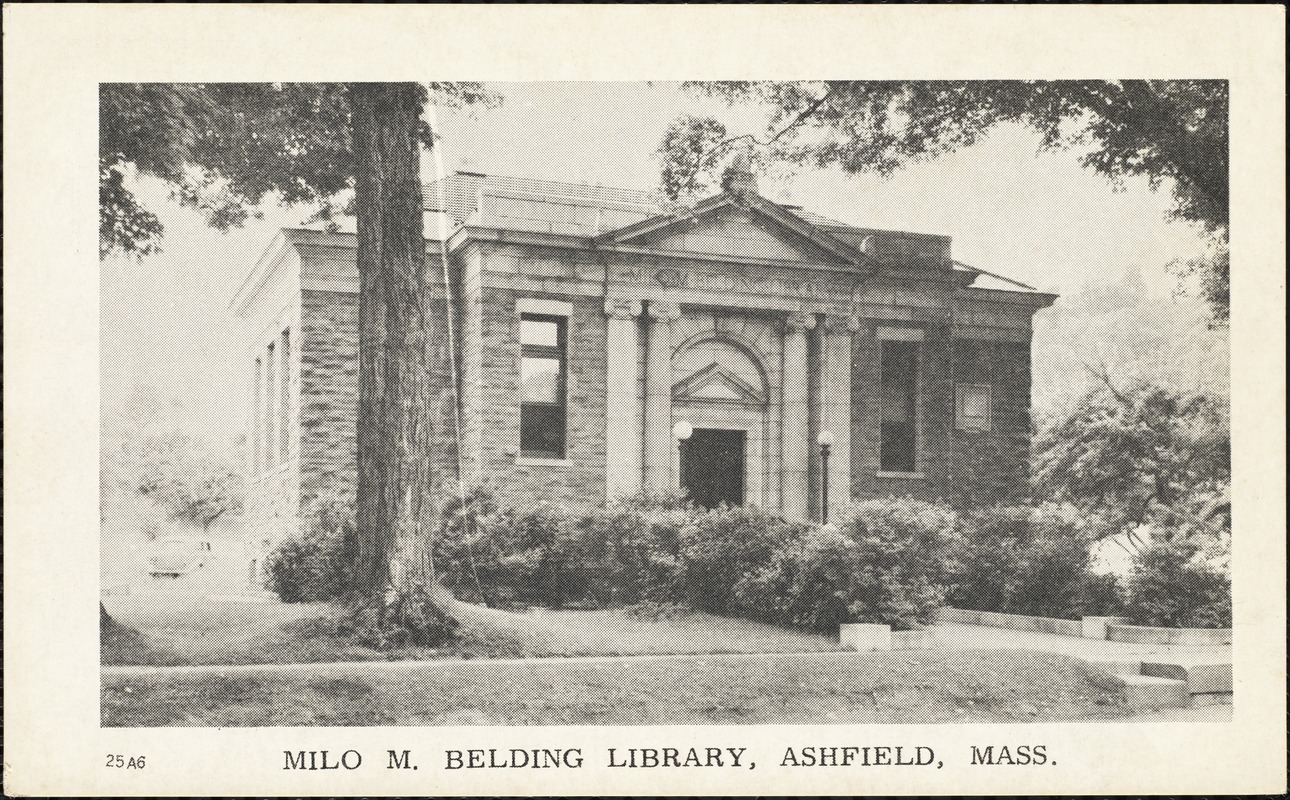Milo M. Belding Library, Ashfield, Mass.