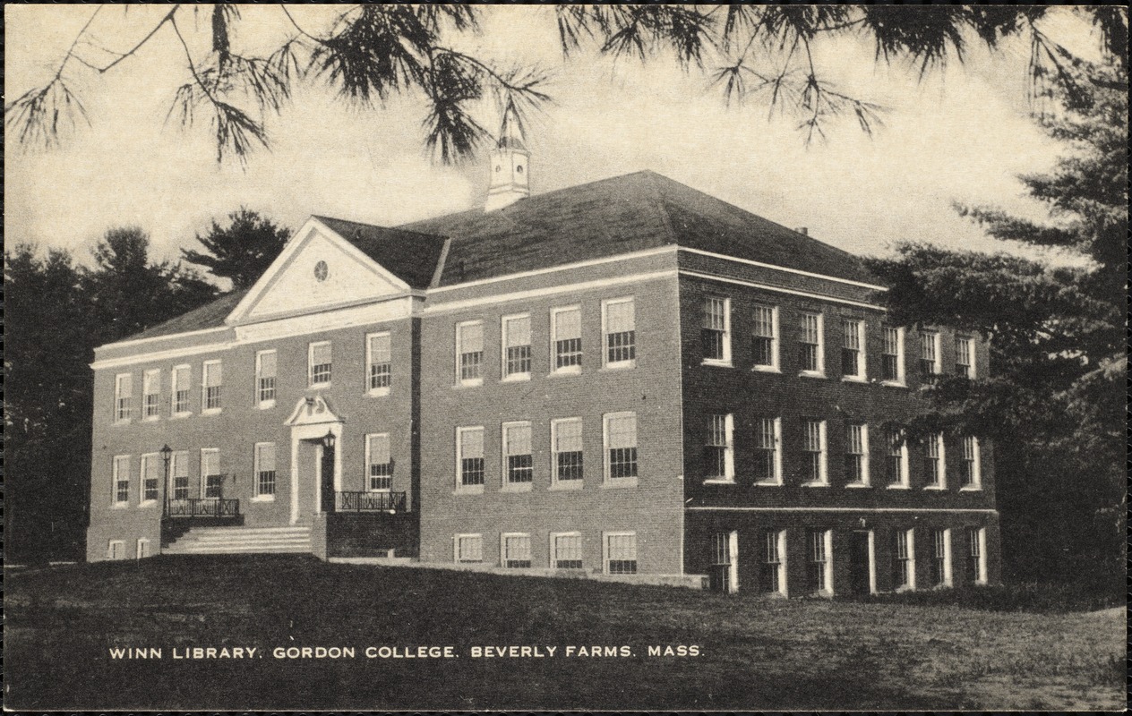 Winn Library, Gordon College, Beverly Farms, Mass.