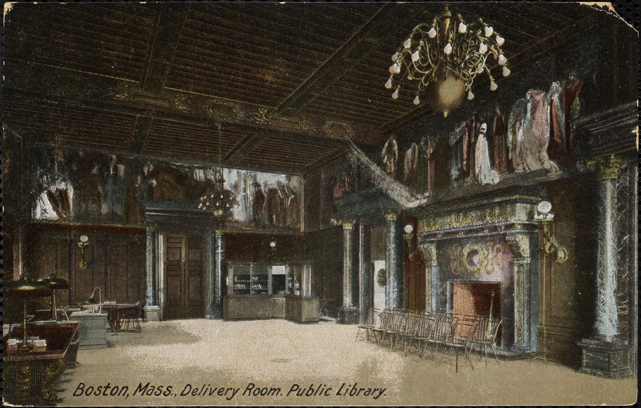 Boston, Mass., delivery room. Public library
