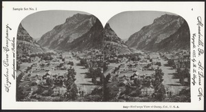 Bird's-eye view of Ouray, Col., U.S.A.