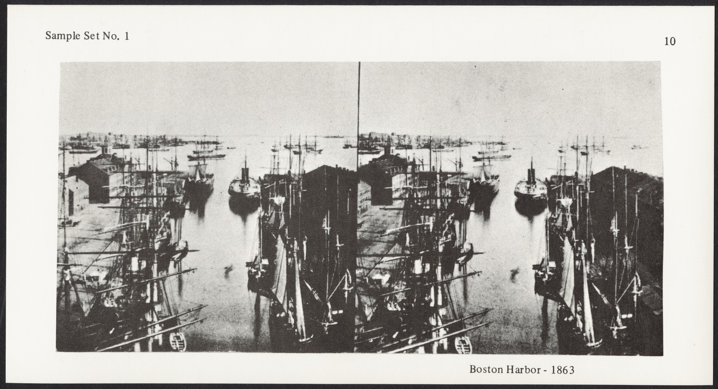 Boston Harbor - 1863