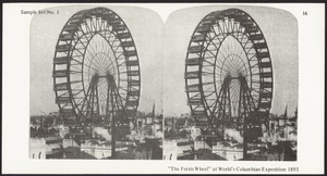 "The ferris wheel" at the World's Columbian Exposition 1893