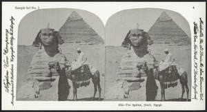 The Sphinx, Gizeh, Egypt