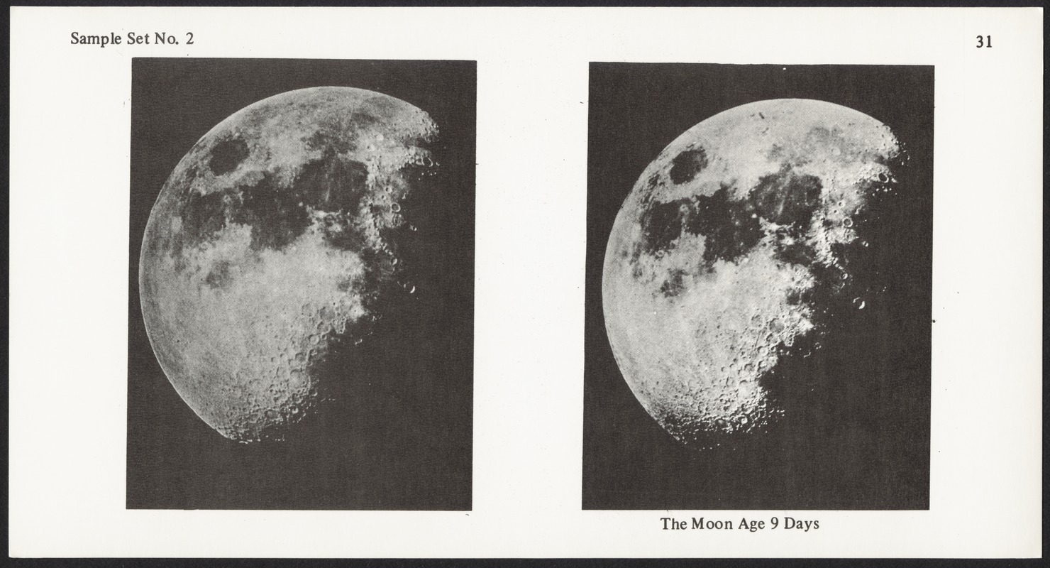 The moon age 9 days