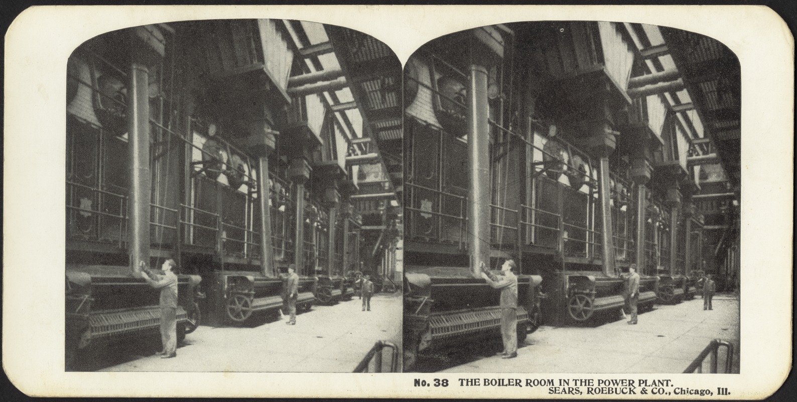 The boiler room in the power plant