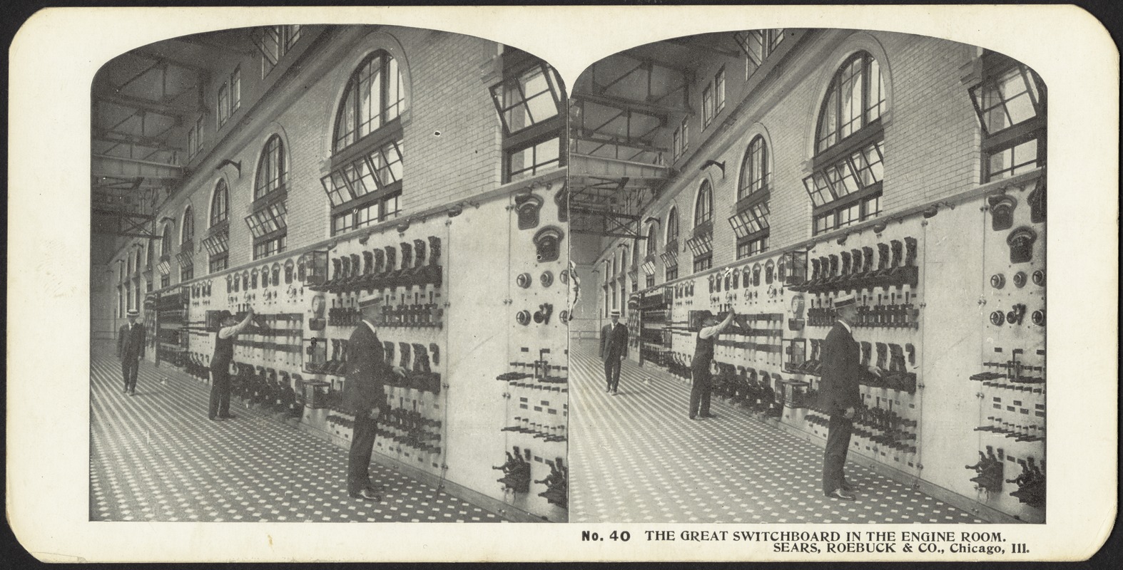 The great switchboard in the engine room