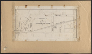 Plan of the proposed Winter St. extension