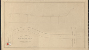Plan and profile of Margin St. between Haverhill and Lowell Sts.