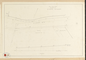 Plan and profile of a portion of Canal Street