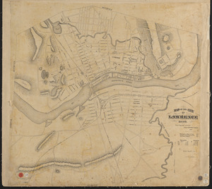 Map of the city of Lawrence, Mass.