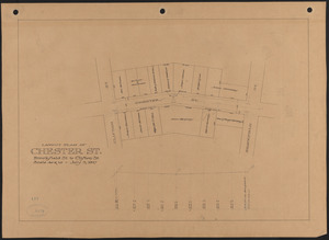 Layout plan of Chester St., Brookfield St. to Clifton St.