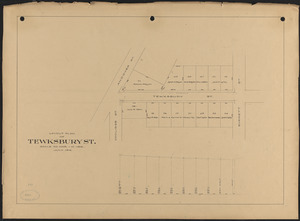 Layout plan of Tewksbury St.