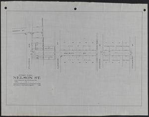 Street plan, Nelson St.