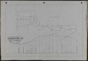 Plan and profile of Reservoir St., Haverhill to Highgate Sts.