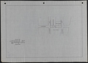 Plan of Jaspar St.