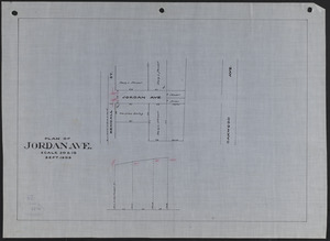 Plan of Jordan Ave.