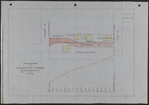 Plan and profile of Haverhill Street