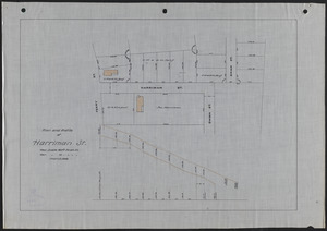 Plan and profile of Harriman St.