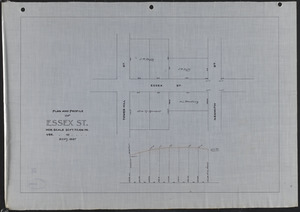 Plan and profile of Essex St.