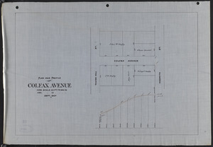 Plan and profile of Colfax Avenue