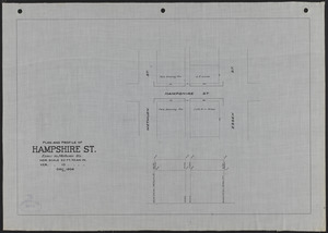 Plan and profile of Hampshire St., Essex to Methuen Sts.