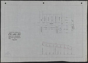Plan and profile of Pearl St., Ames St. to Nesmith St.