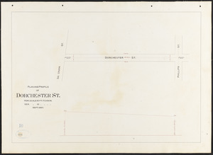 Plan and profile of Dorchester St.