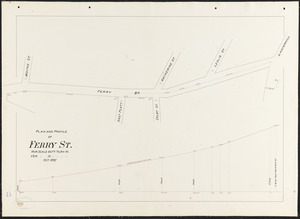 Plan and profile of Ferry St.