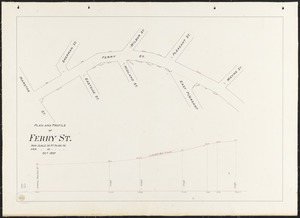 Plan and profile of Ferry St.