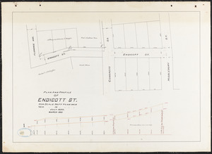 Plan and profile of Endicott St.