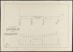 Plan and profile of Congress St.